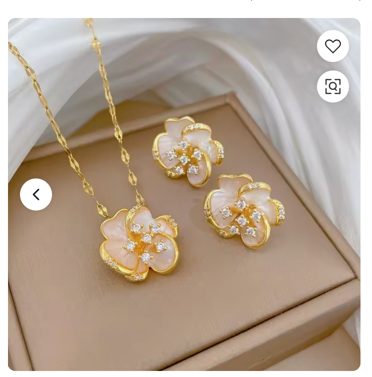 Hiraya Necklace & Earrings Set