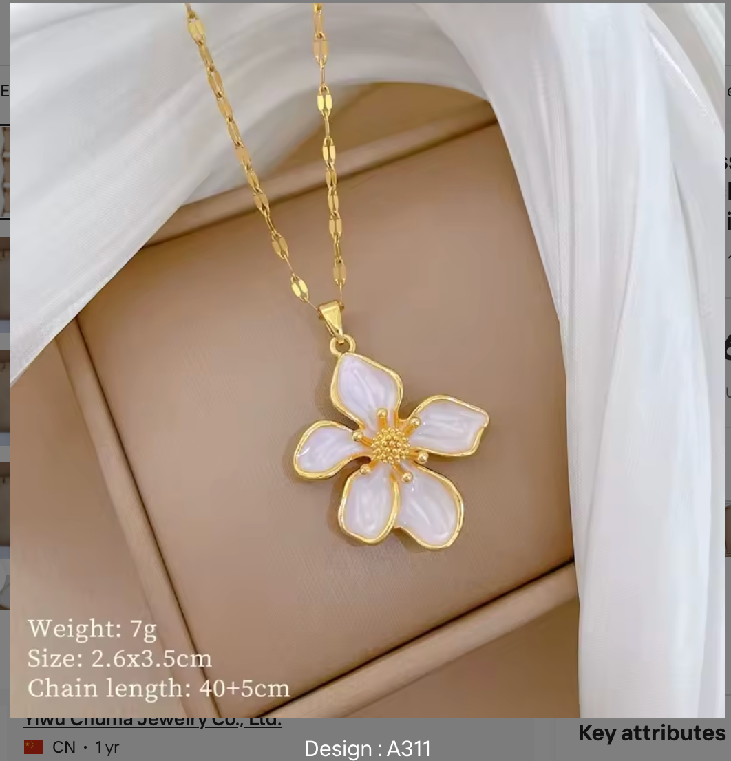 Mayumi Floral Necklace