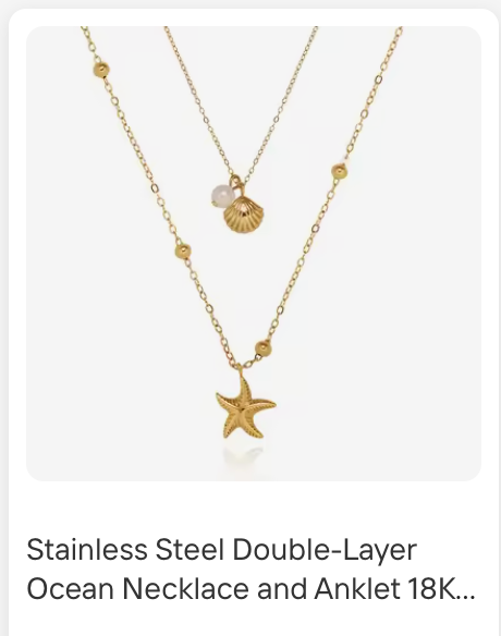 Sinag Double-Layer Ocean Necklace